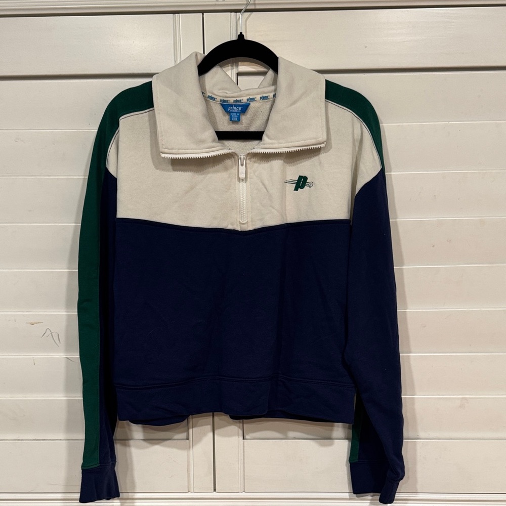 Prince Navy and Cream Lightweight Jacket